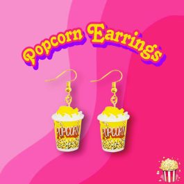 popcorn earrings